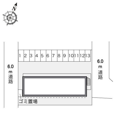 植木(21343)の駐車配置図