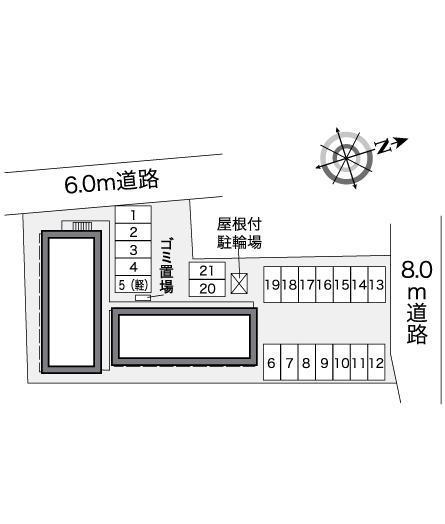 フォレー(27539)の駐車配置図