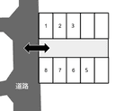 名西駐車場の駐車場