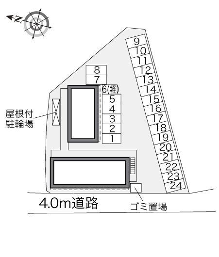甲南(33592)の駐車配置図