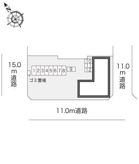 ＮＡＮＯ－Ⅲ(18882)の駐車配置図