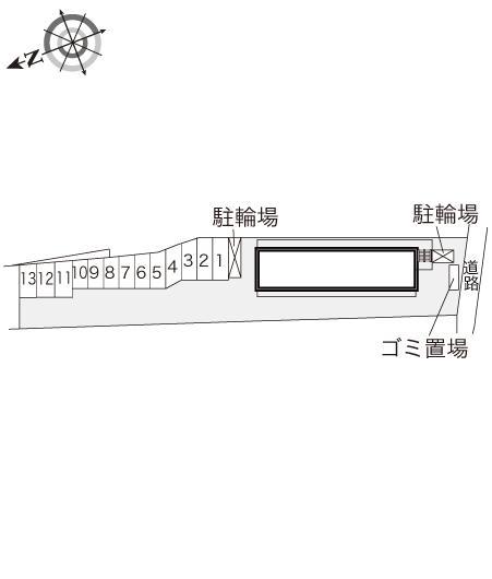Ｑ(24828)の駐車配置図