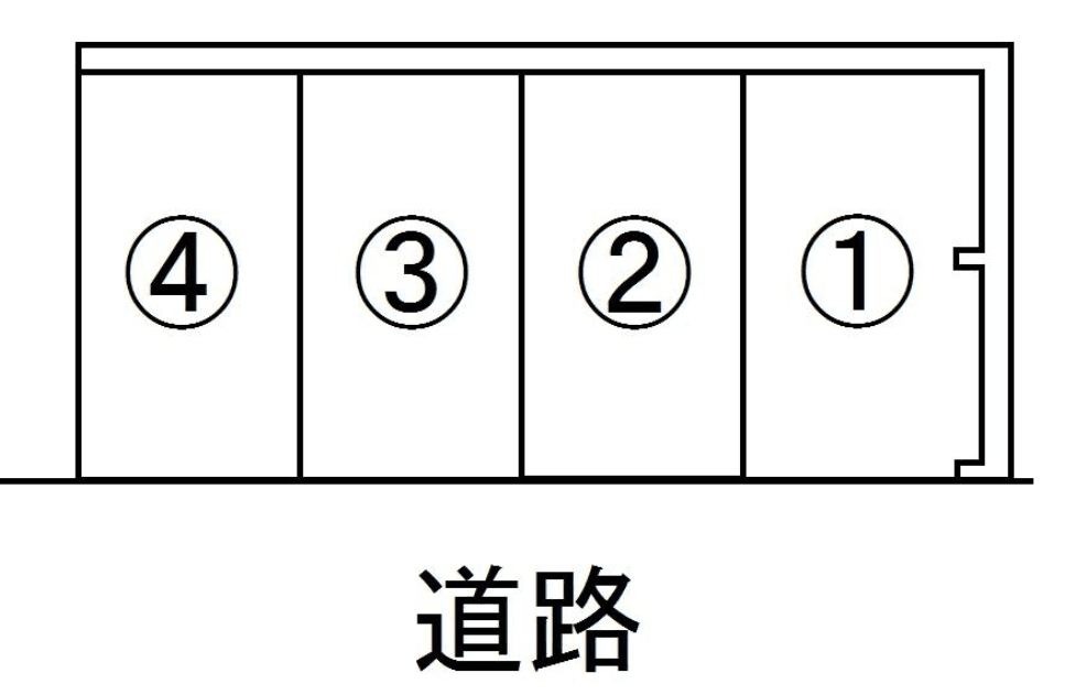 斉藤上戸田駐車場の駐車配置図