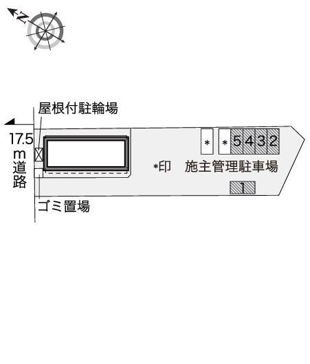 セジュール(41123)の駐車配置図