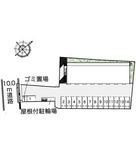 ＨＥＩＳＡＫＡ(42524)の駐車配置図