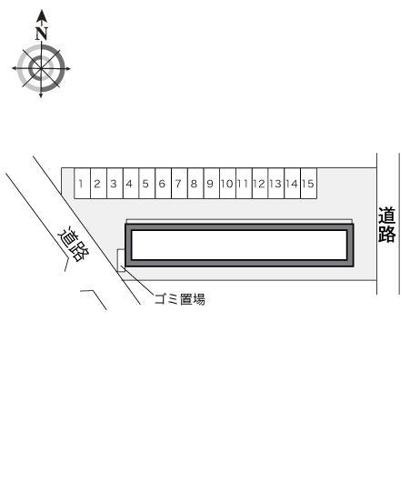 ミカド(22184)の駐車配置図