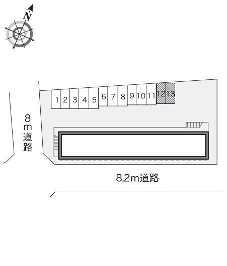 α２４(11823)の駐車配置図