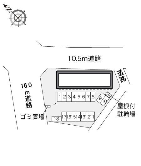 燦燦(34174)の駐車配置図