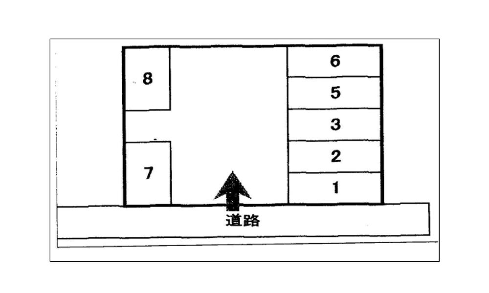 高田パーキングの駐車配置図