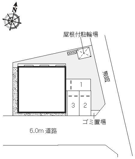 延珠北(51543)の駐車配置図