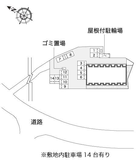面影(53109)の駐車配置図