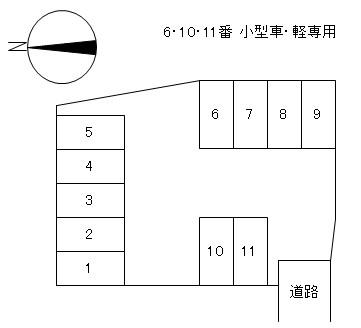 ﾀｶﾗMﾊﾟｰｷﾝｸﾞの駐車配置図