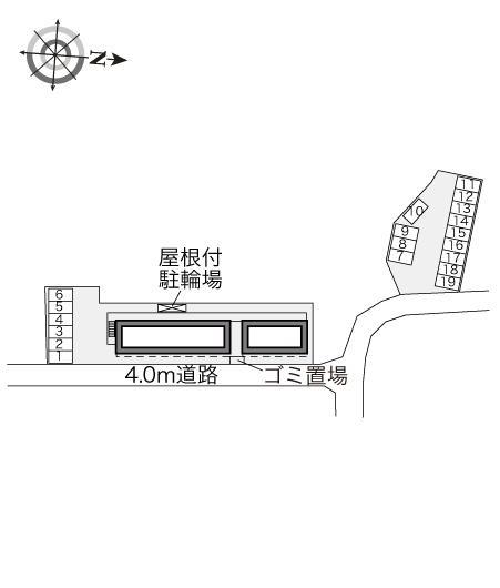 展(32051)の駐車配置図