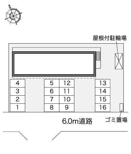 フォレスト(40184)の駐車配置図