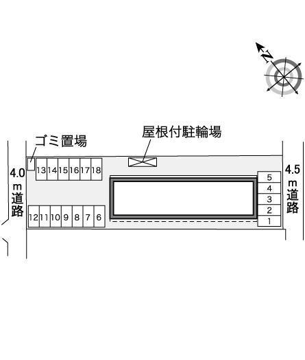 サンライト(35817)の駐車配置図