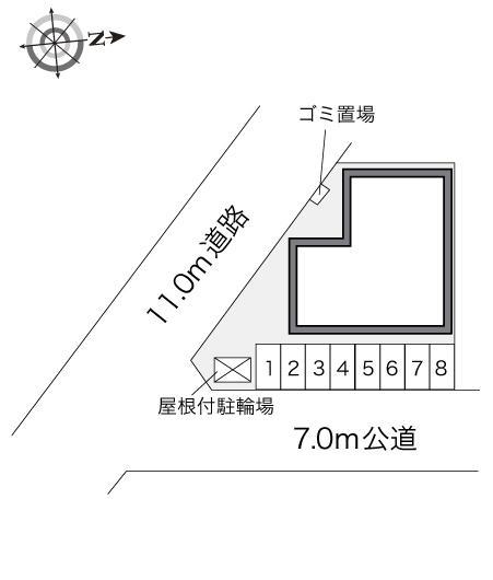 サン　インレットⅡ(23567)の駐車配置図