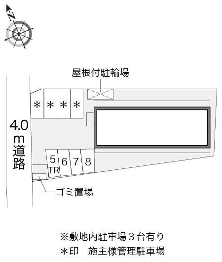 ヴェール(10869)の駐車配置図