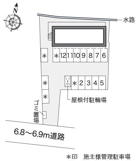 大村(15368)の駐車配置図