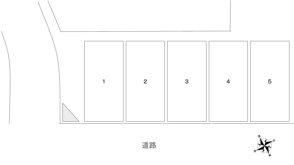 下城野三丁目駐車場の駐車配置図