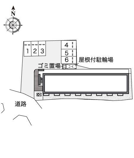 山科椥辻(51556)の駐車配置図