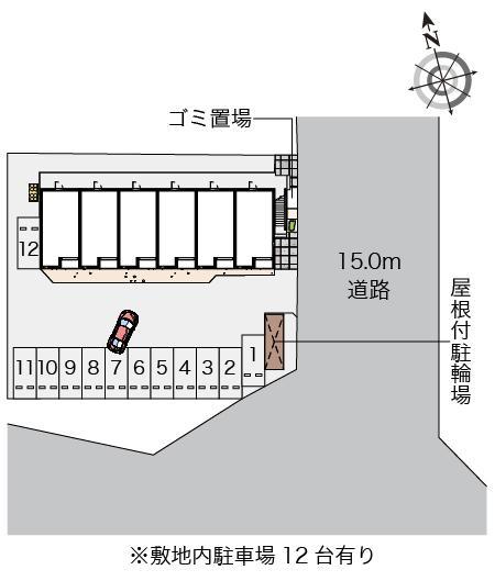 花(55110)の駐車配置図