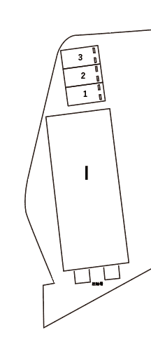 デュラ・カーサ　ラフィネ　Ⅰの駐車配置図