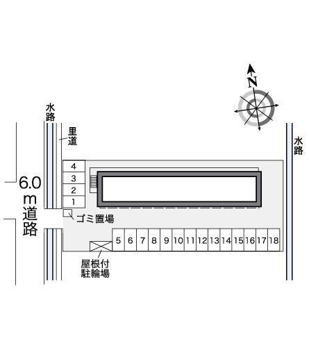ラ　エスペランサ(26435)の駐車配置図