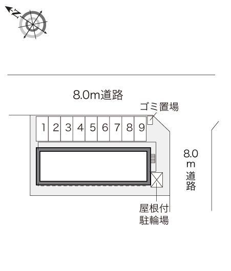 ソレーユⅡ(29453)の駐車配置図