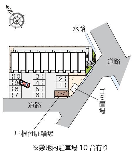 ふたば(54698)の駐車配置図