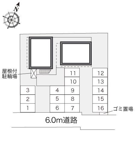 ＨＡＲＵ(24185)の駐車配置図