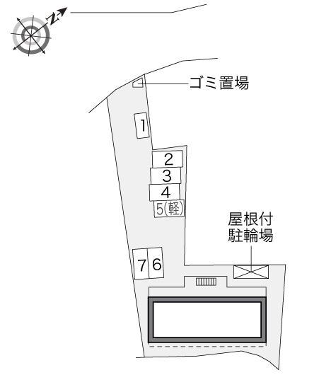 天王(33383)の駐車配置図