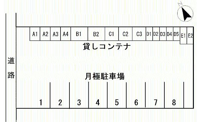 I.con南町店駐車場の駐車配置図