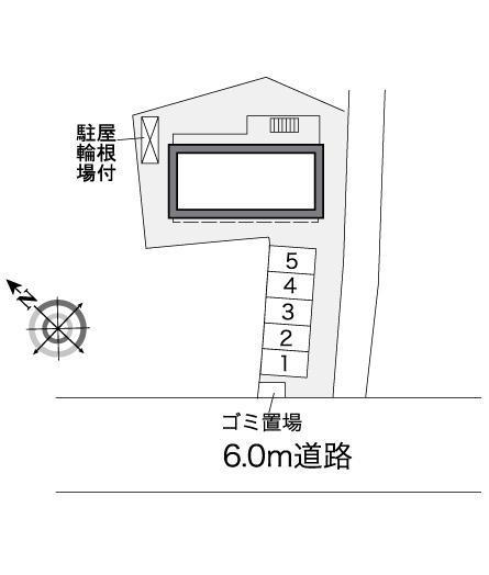 安里駅前(25654)の駐車配置図