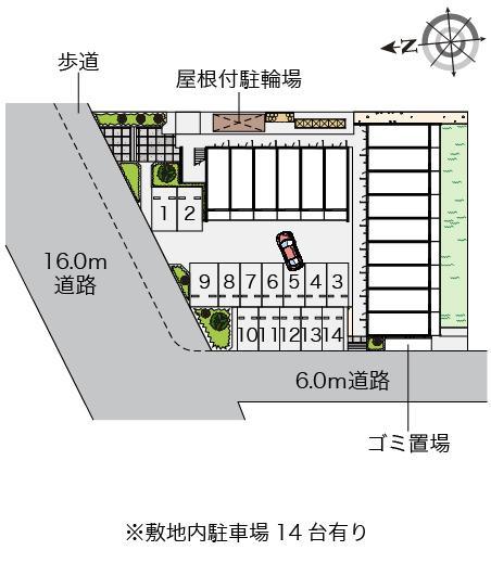 ＭＬハロープラザ(30784)の駐車配置図