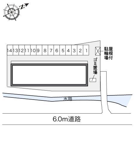 プレミール(24324)の駐車配置図