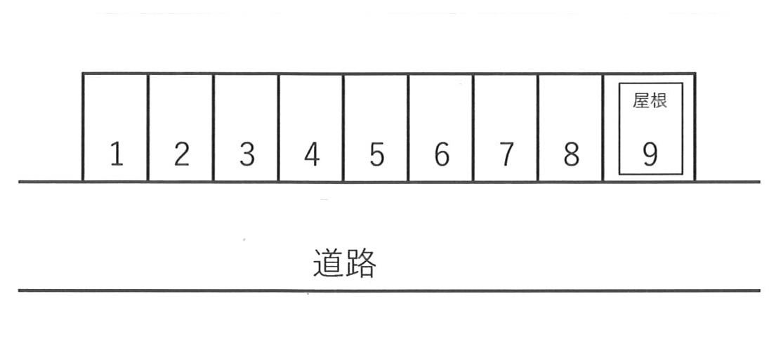 358駐車場の駐車配置図