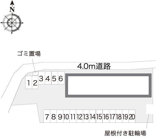 アザレア(23380)の駐車配置図