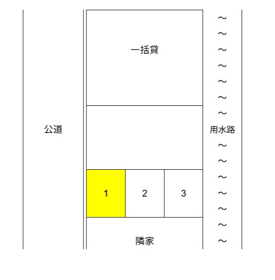 大野駐車場の駐車配置図