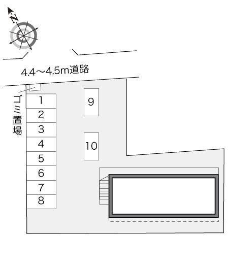 トゥインクル(17790)の駐車配置図