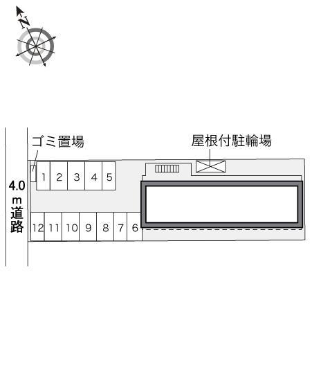 金木犀Ⅰ(34259)の駐車配置図