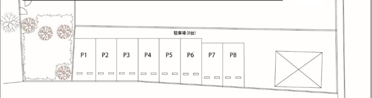 今村駐車場の駐車配置図