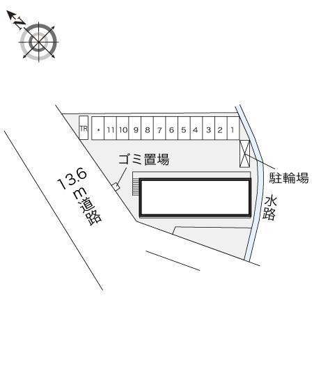 Ｔ’ｓ－ＣＯＡＴ(18014)の駐車配置図
