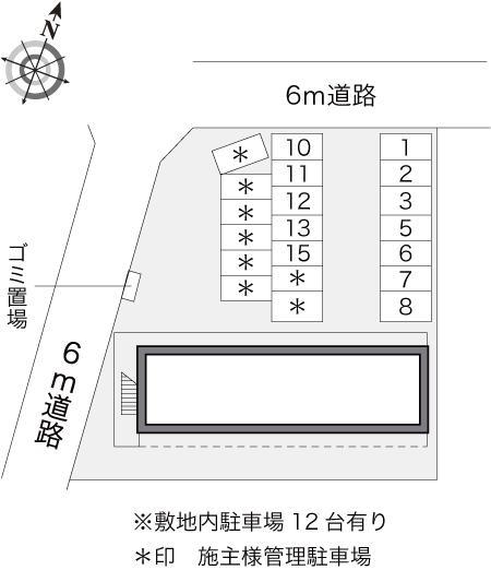 杉本(11508)の駐車配置図