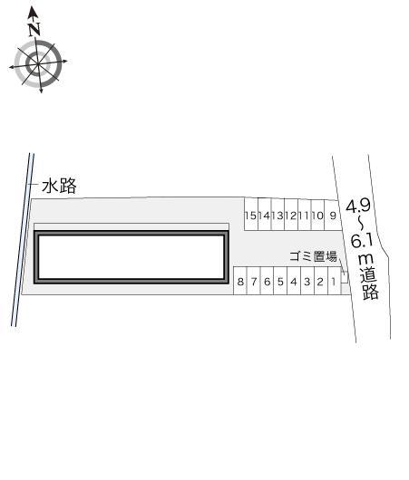 ひかり(21081)の駐車配置図