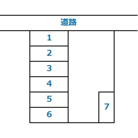 PD青木富士見台駐車場の駐車配置図