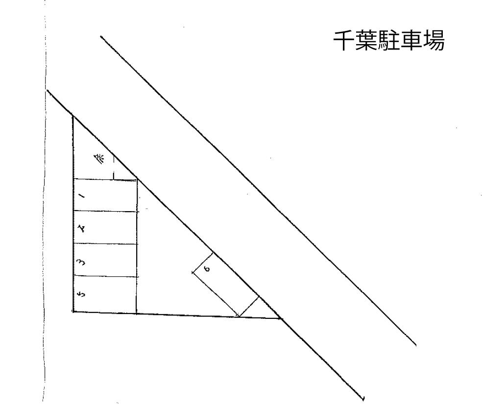 千葉駐車場（No.37）の駐車配置図