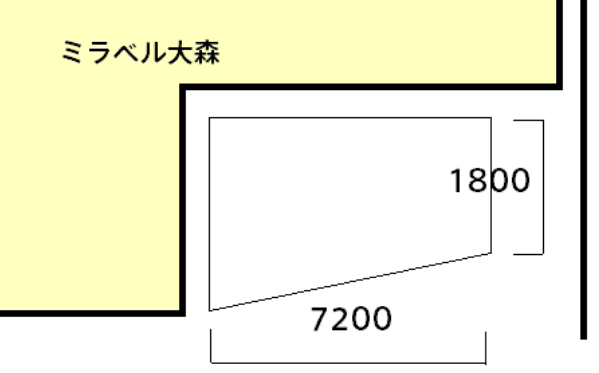 ミラベル大森の駐車配置図