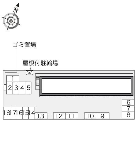 Ｆｌｏｒｅｔ(32757)の駐車配置図