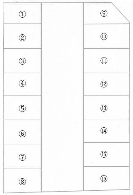 タイガーパーキングの駐車配置図