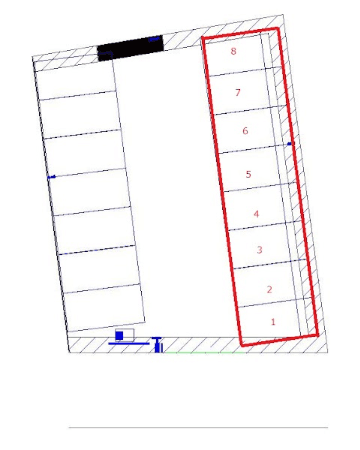 横浜鴨志田町第１の駐車配置図